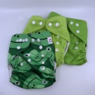 3pk Alvababy Lommebleie one size uten innlegg tøybleie thumbnail