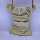 Kawaii Green Lommebleie u/innlegg one size tøybleier thumbnail