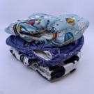3pk Littles & Bloomz Lommebleie one size inkl. bambusinnlegg tøybleie thumbnail