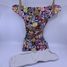 Lommebleie ukjent merke one size m/innlegg tøybleie thumbnail