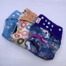 3pk Littles & Bloomz Lommebleie one size inkl. bambusinnlegg tøybleie thumbnail