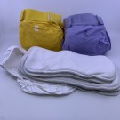 KUPP! BLEIEPAKKE gDiaper Large 2 bleier + 6 innlegg + 1 ekstra pouch tøybleie thumbnail