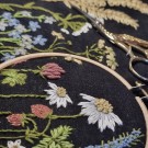 Lær broderi Prosjektbag Markblomst - Komplett sett thumbnail