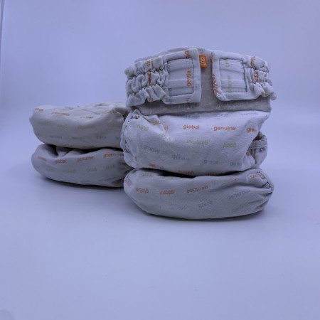 KUPP! Nyfødt STARTPAKKE gDiaper 4 bleier + 4 innlegg tøybleie