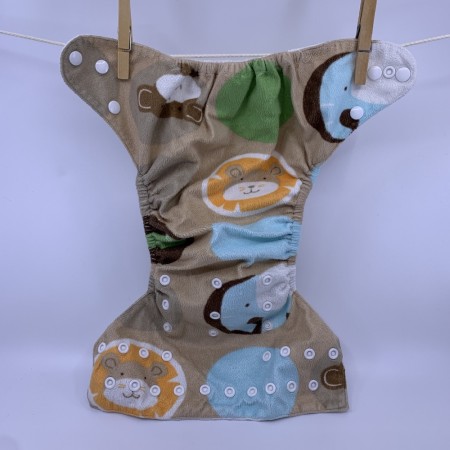 Alvababy lommebleie one size u/innlegg tøybleie