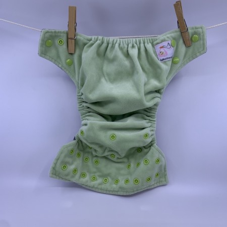Kawaii Green Lommebleie u/innlegg one size tøybleier