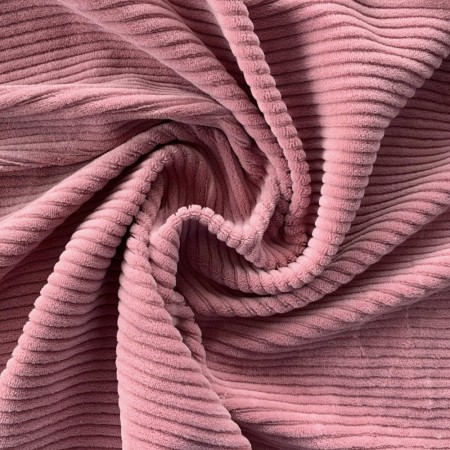 Gammelrosa striper velour - Forhåndsbestilling Bukse EmmaLo