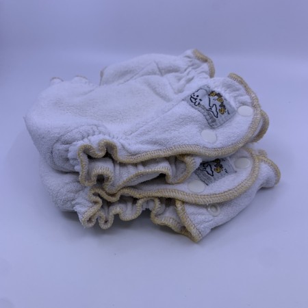 2pk BLEIEPAKKE Sandys formsydd SMALL bambus tøybleie