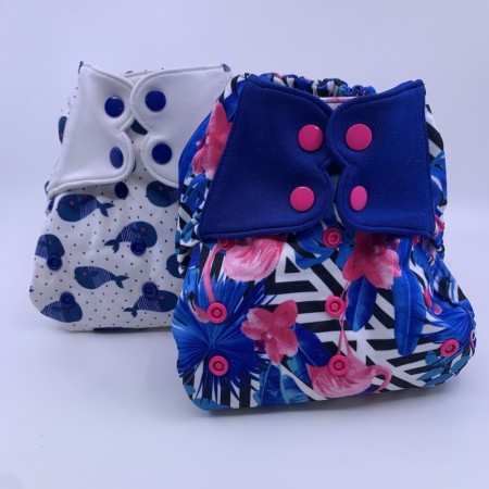 BLEIEPAKKE: 2 ELF ai2 cover + 6 innlegg one size tøybleie