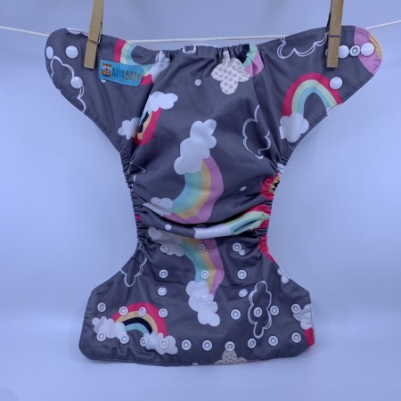 Alvababy lommebleie one size u/innlegg tøybleie