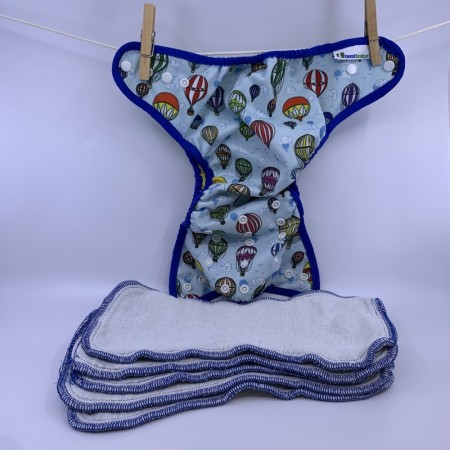 BLEIEPAKKE Bestbottom ai2 cover m/5 hampinnlegg one size tøybleie