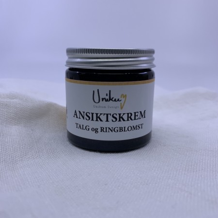 NYHET! Ansiktskrem m/ringblomst og talg økologisk Unikum