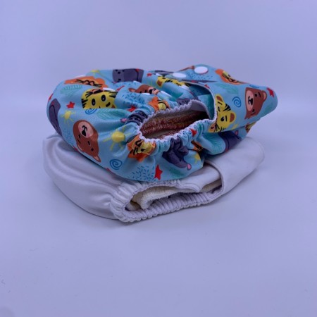 BLEIEPAKKE 2pk lommebleie m/innlegg one size tøybleie