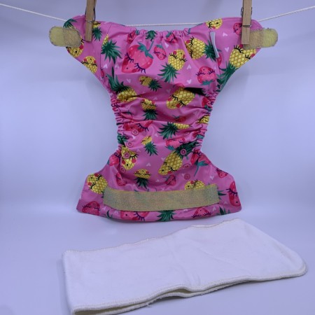 Ecopipo Lommebleie One Size m/innlegg tøybleie