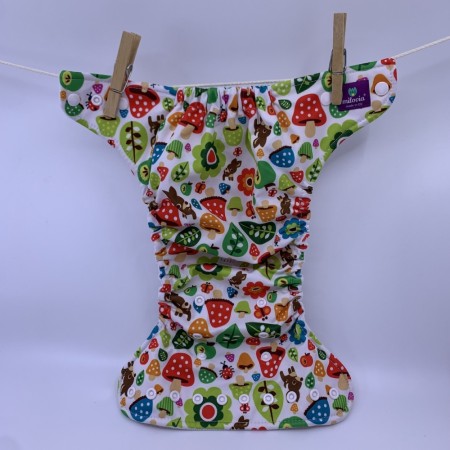 Milovia lommebleie one size m/1 innlegg tøybleie