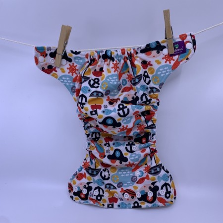 Milovia lommebleie one size m/1 innlegg tøybleie