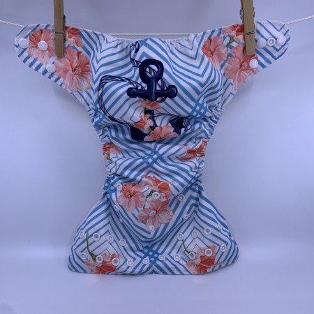 Alvababy lommebleie one size u/innlegg tøybleie